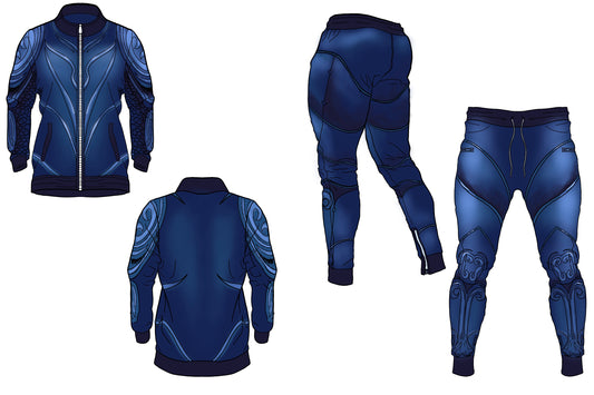 Blue Knight Sweatpants and Jacket (Pre-Order)