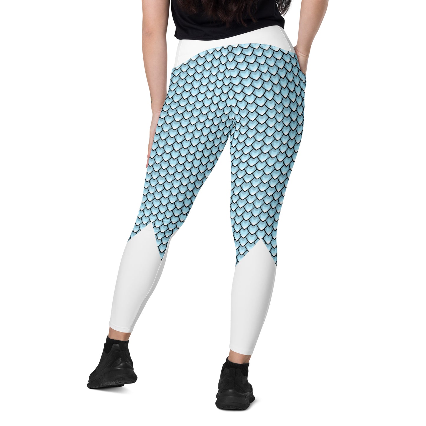 Frost Dragon Leggings with Pockets