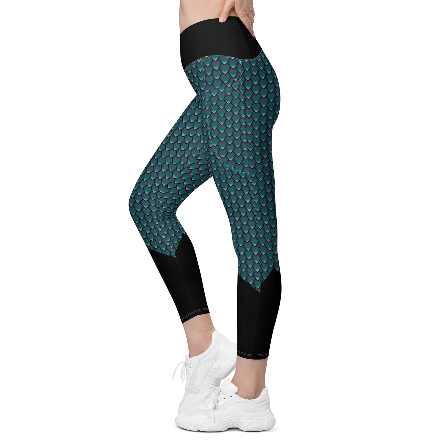 Dark Dragon Leggings with Pockets