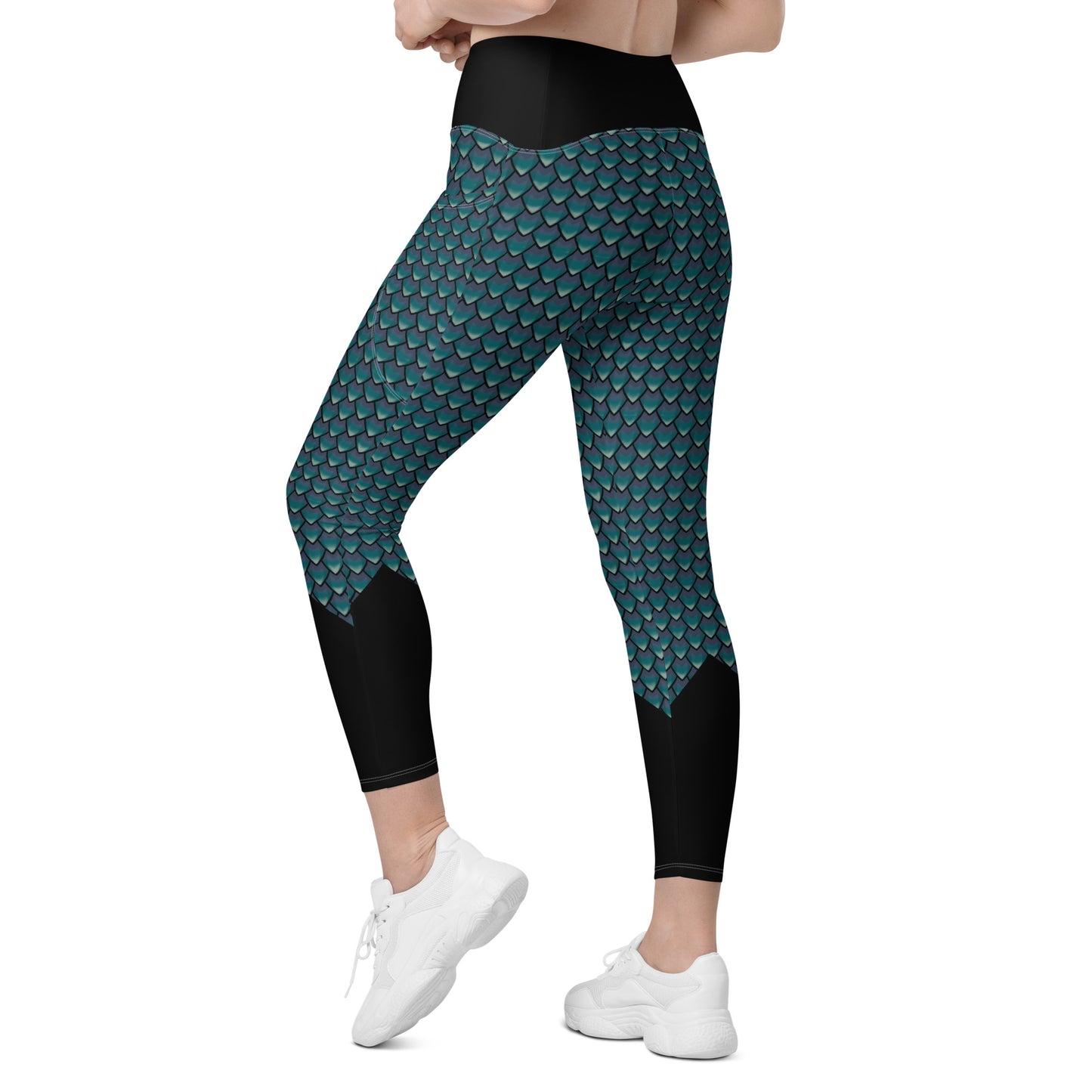 Dark Dragon Leggings with Pockets