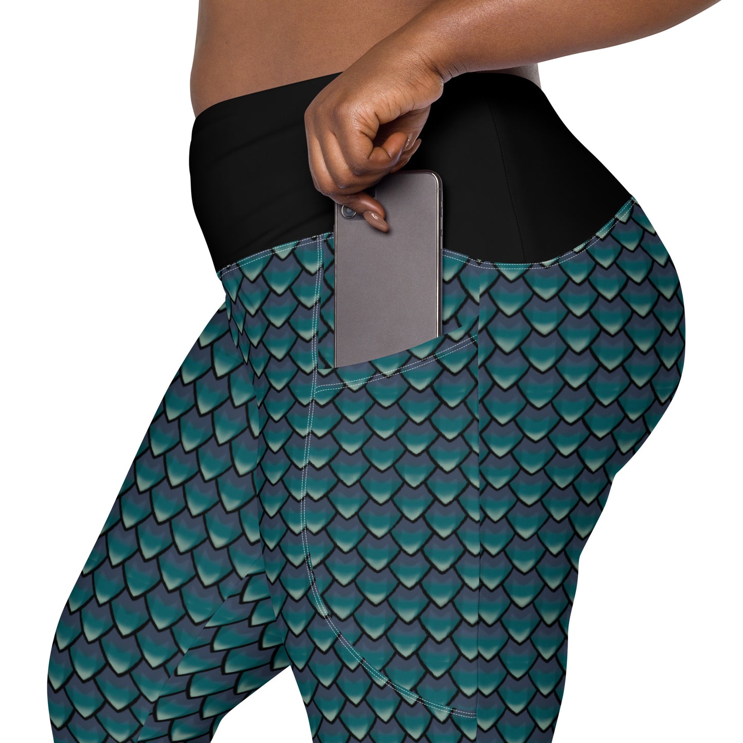 Dark Dragon Leggings with Pockets