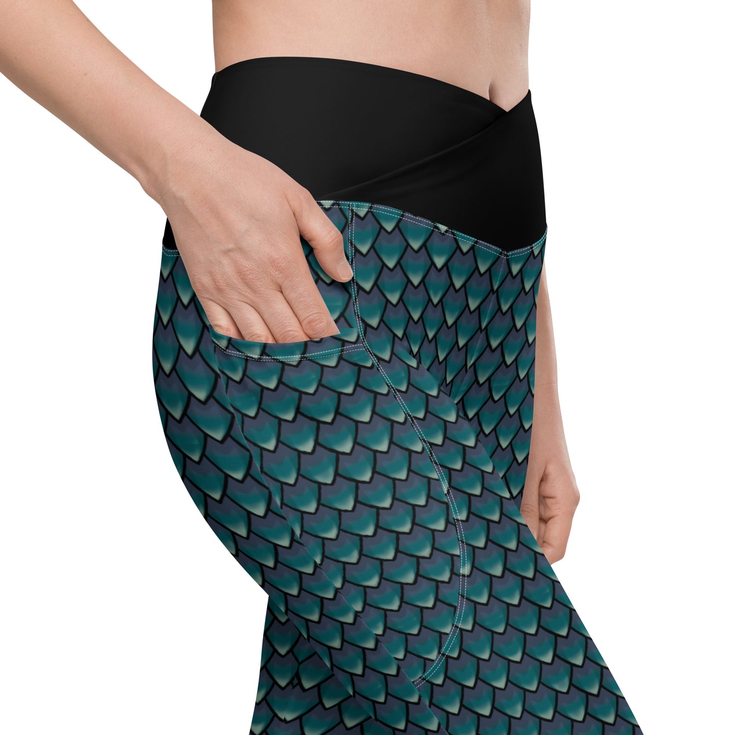 Dark Dragon Leggings with Pockets