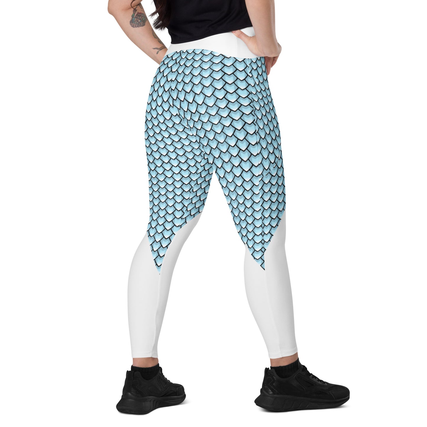 Frost Dragon Leggings with Pockets