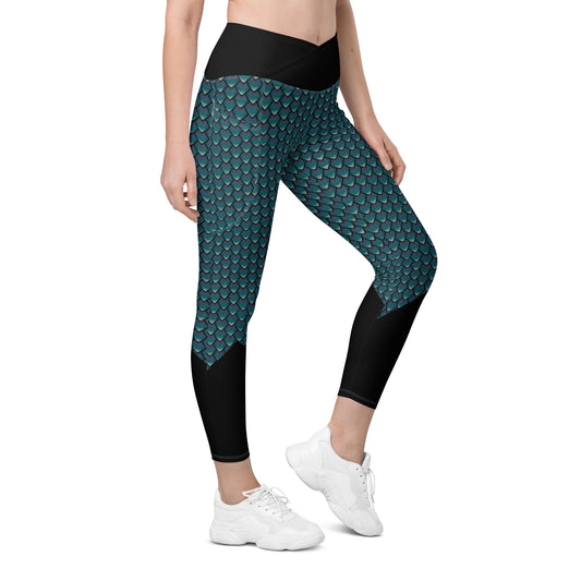 Dark Dragon Leggings with Pockets