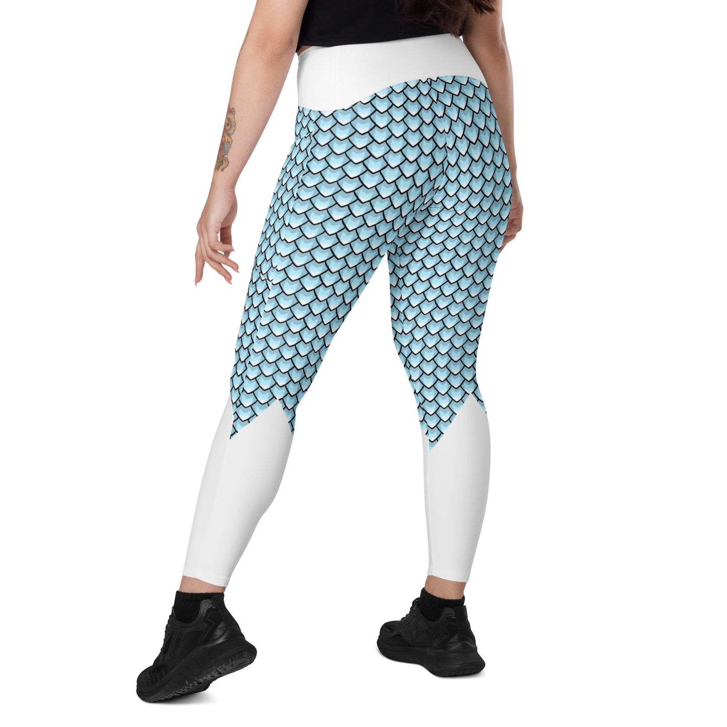 Frost Dragon Leggings with Pockets